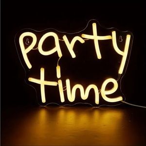 “Party Time” LED neon sign